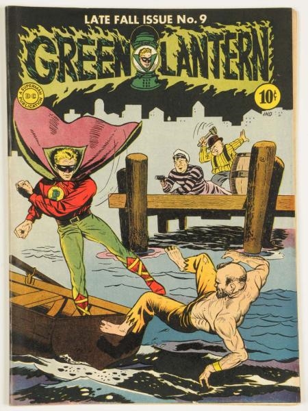 1943 GREEN LANTERN #9 COMIC BOOK.                 