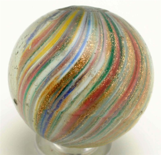 LARGE ONIONSKIN LUTZ MARBLE.                      