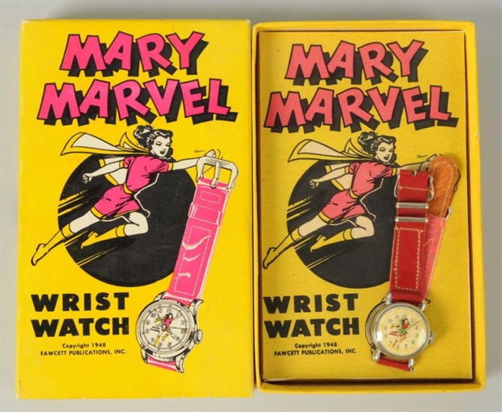 MARY MARVEL CHARACTER WRIST WATCH.                