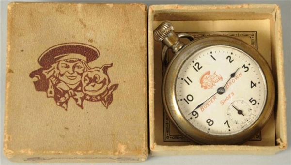 BUSTER BROWN CHARACTER POCKET WATCH.              