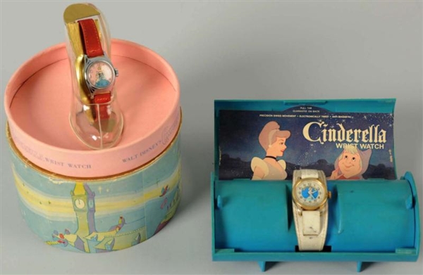 LOT OF 2: CINDERELLA WATCHES.                     