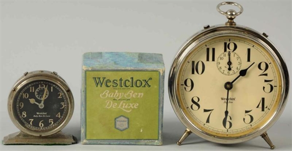 LOT OF 2: WESTCLOX ALARM CLOCKS.                  