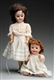 LOT OF 2: BISQUE DOLLS.                           