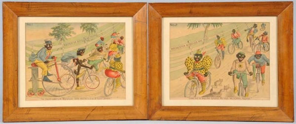 LOT OF 4: ROCHESTER BICYCLE ADVERTISING PRINTS.   