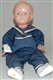 CELLULOID BABY IN BLUE SAILOR OUTFIT.             