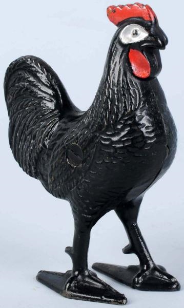 CAST IRON ROOSTER STILL BANK.                     