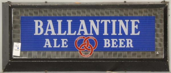 BALLANTINE ALE BEER LIGHT SIGN.                   