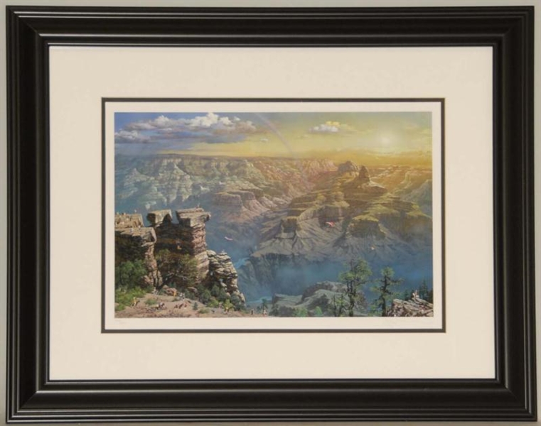 GRAND CANYON SERIOLITHOGRAPH BY ALEXANDER CHEN.   