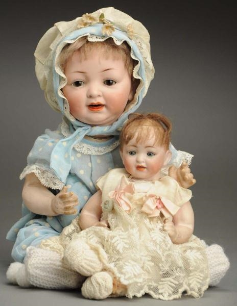 LOT OF 2 GERMAN CHARACTER BABY DOLLS.             