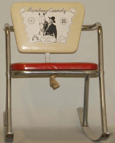 VINTAGE HOPALONG CASSIDY CHILDS ROCKING CHAIR.   