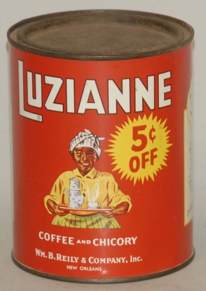 LUZIANNE COFFEE & CHICORY TIN.                    