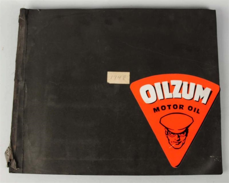 1948 OILZUM LARGE FORMAT SCRAPBOOK.               