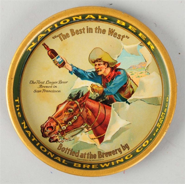 NATIONAL BREWING COMPANY TIP TRAY.                
