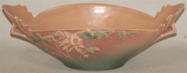 PINK ROSEVILLE COLUMBINE HIGH SIDE CONSOLE BOWL.  