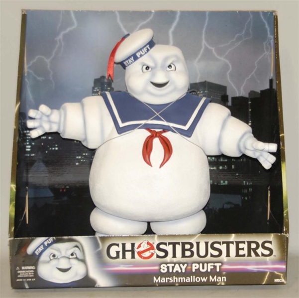 NECA GHOSTBUSTERS STAY PUFT FIGURE IN BOX.        
