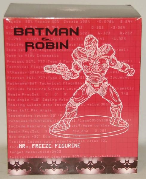BATMAN & ROBIN MR. FREEZE FIGURINE IN BOX.        