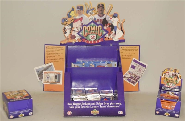 1991 UPPER DECK COMIC CARDS WITH STORE DISPLAY.   