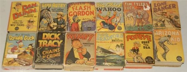 LOT OF 12: ASSORTED CHARACTER BIG LITTLE BOOKS.   