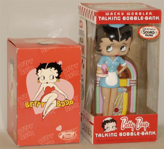 LOT OF 2: BETTY BOOP TOYS IN BOXES.               