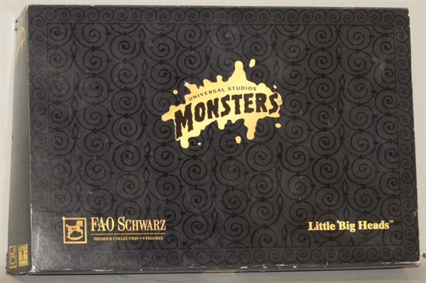 LOT OF 3: UNIVERSAL STUDIOS MONSTER TOYS IN BOXES 