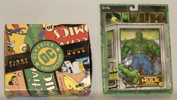 LOT OF ASSORTED HULK TOYS.                        