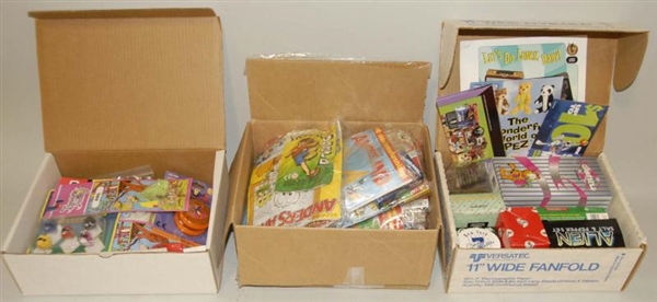 LOT OF ASSORTED TOYS IN BOXES.                    
