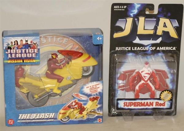LOT OF 6: ASSORTED JUSTICE LEAGUE TOYS IN BOXES.  