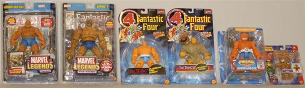 LOT OF 6: FANTASTIC FOUR TOYS IN BOXES.           