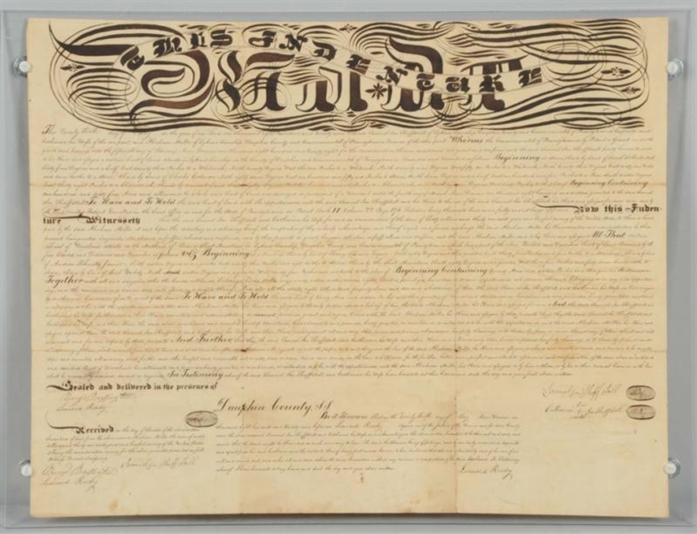 DOCUMENT OF LAND DEED DATED 1829.                 