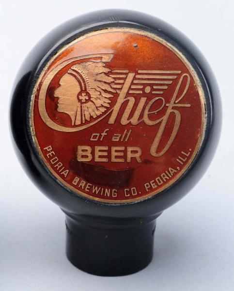 CHIEF OF ALL BEER TAP KNOB.                       