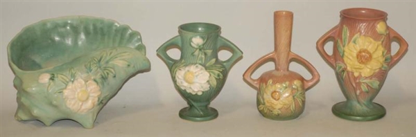 LOT OF 4: PEONY ROSEVILLE PIECES.                 