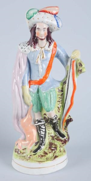 1850S STAFFORDSHIRE FIGURE OF A BOW HUNTER.      