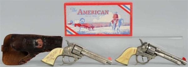LOT OF 2: AMERICAN CAP GUNS.                      