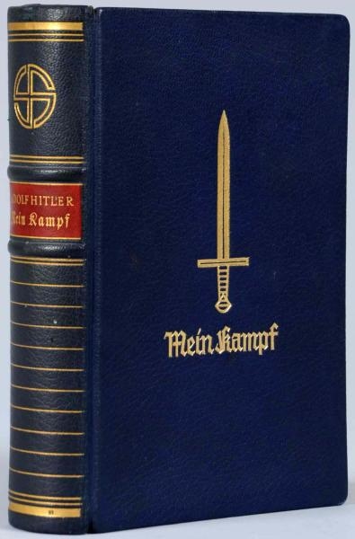 ORIGINAL SIGNED ADOLPH HITLER "MEIN KAMPF" BOOK.  