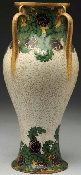 HIGHLY STYLIZED ERNST WAHLISS SECESSIONIST VASE.  