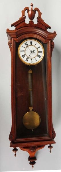1880 GEORGE JONES WALL REGULATOR CLOCK.           