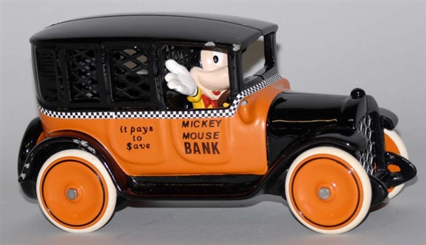 MICKEY MOUSE IN TAXI STILL BANK.                  