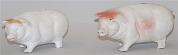 LOT OF 2: POTTERY PIG BANKS.                      