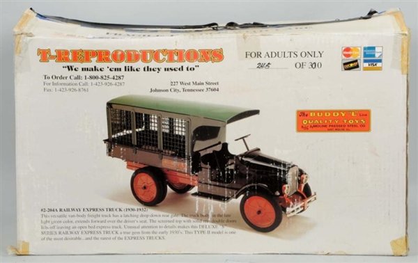 PRESSED STEEL CONTEMPORARY RAILWAY EXPRESS TRUCK. 