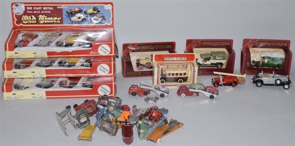LOT OF VINTAGE & CONTEMPORARY DIECAST VEHICLES.   