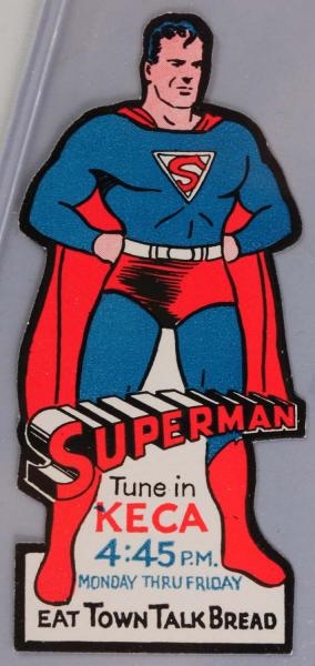 SUPERMAN DIE-CUT AD.                              