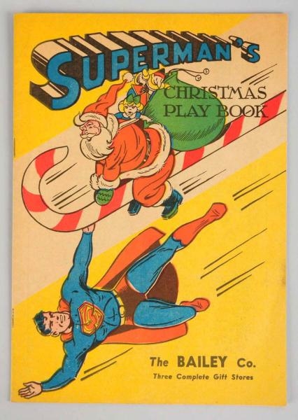 SUPERMANS CHRISTMAS PLAYBOOK COMIC.              