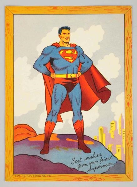 DC COMICS PICTURE OF SUPERMAN.                    