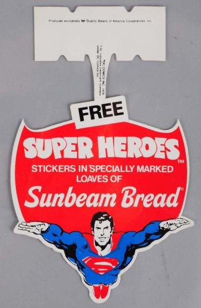 SUPERHERO SUNBEAM BREAD STICKER.                  