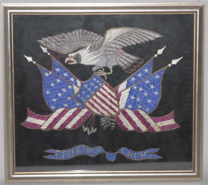 AMERICAN EAGLE EMBROIDERY PIECE.                  