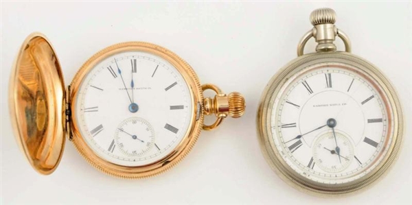 LOT OF 2: POCKET WATCHES.                         