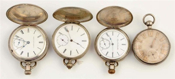 LOT OF 4: POCKET WATCHES.                         