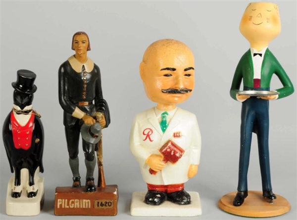 LOT OF 4: ADVERTISING FIGURES.                    