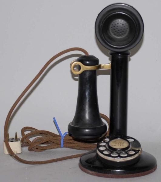 CANDLESTICK PHONE & FINGER DIAL.                  