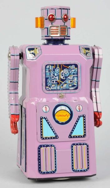 TIN LITHO NONSTOP ROBOT/LAVENDER ROBOT.           
